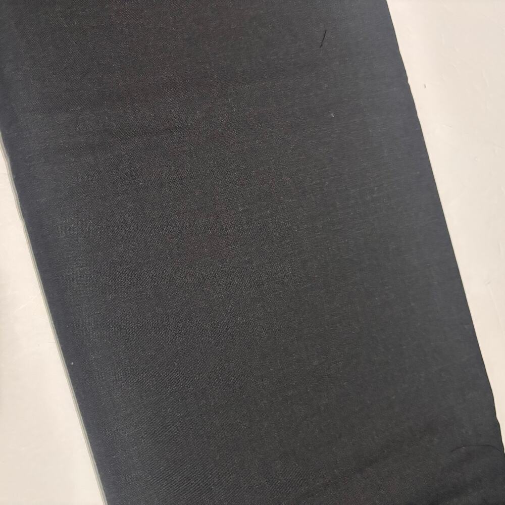 Lightweight Black Worsted Wool Fabric 4.25 Yds 60" Wide Suiting Material